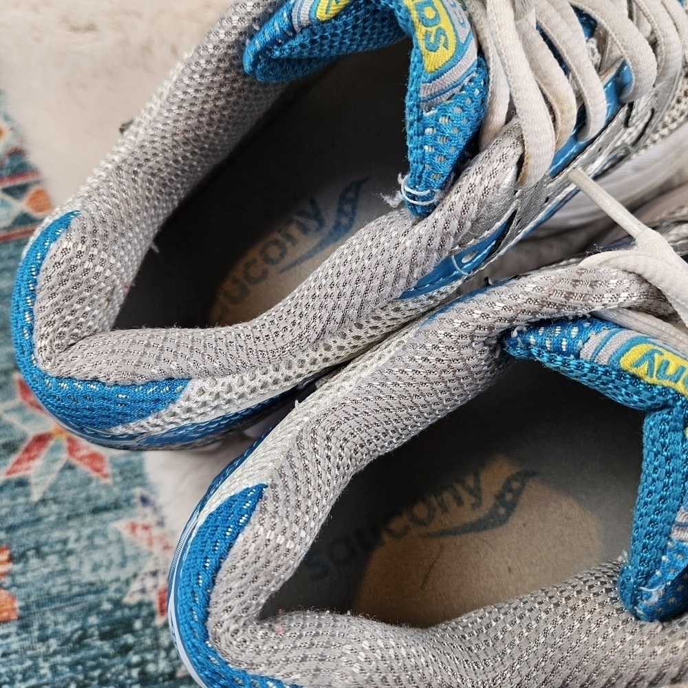 Saucony Shoes Womens Size 7 Grid Cohesion 5 Running Sneakers S15118-10 Gray Teal - Picture 9 of 11